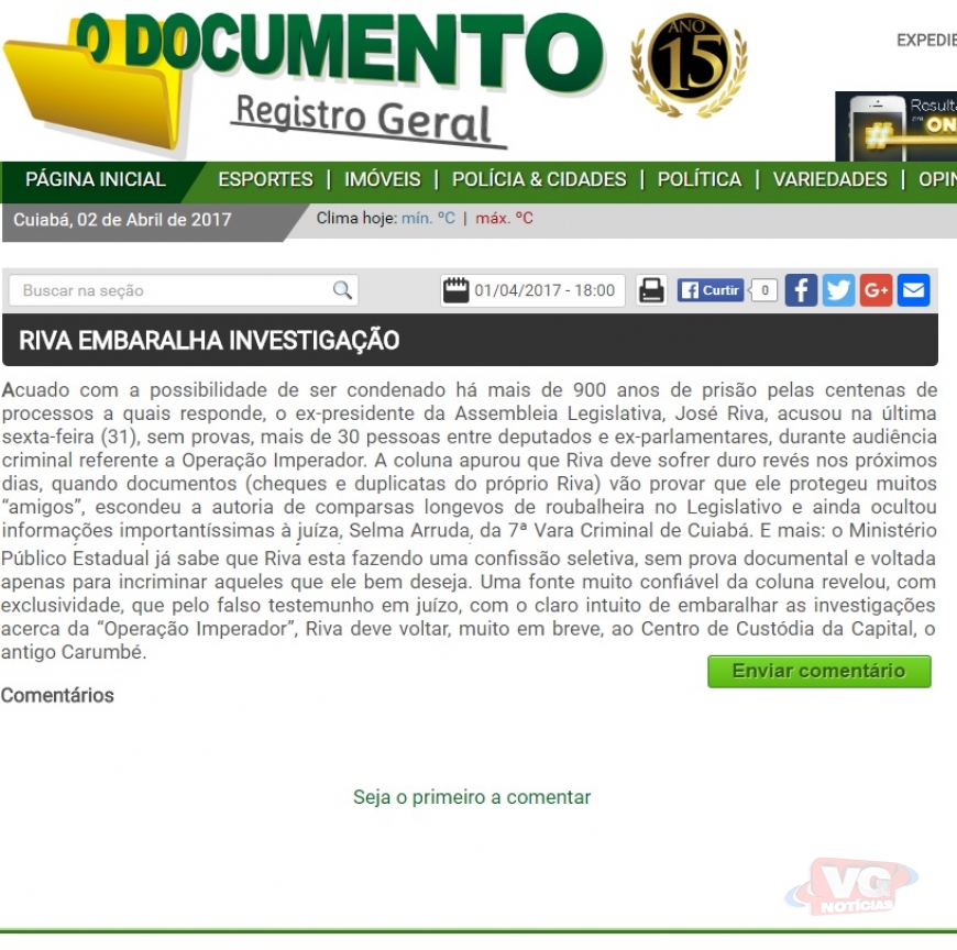 O documento