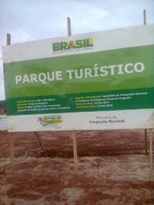 Parque Turístico placa